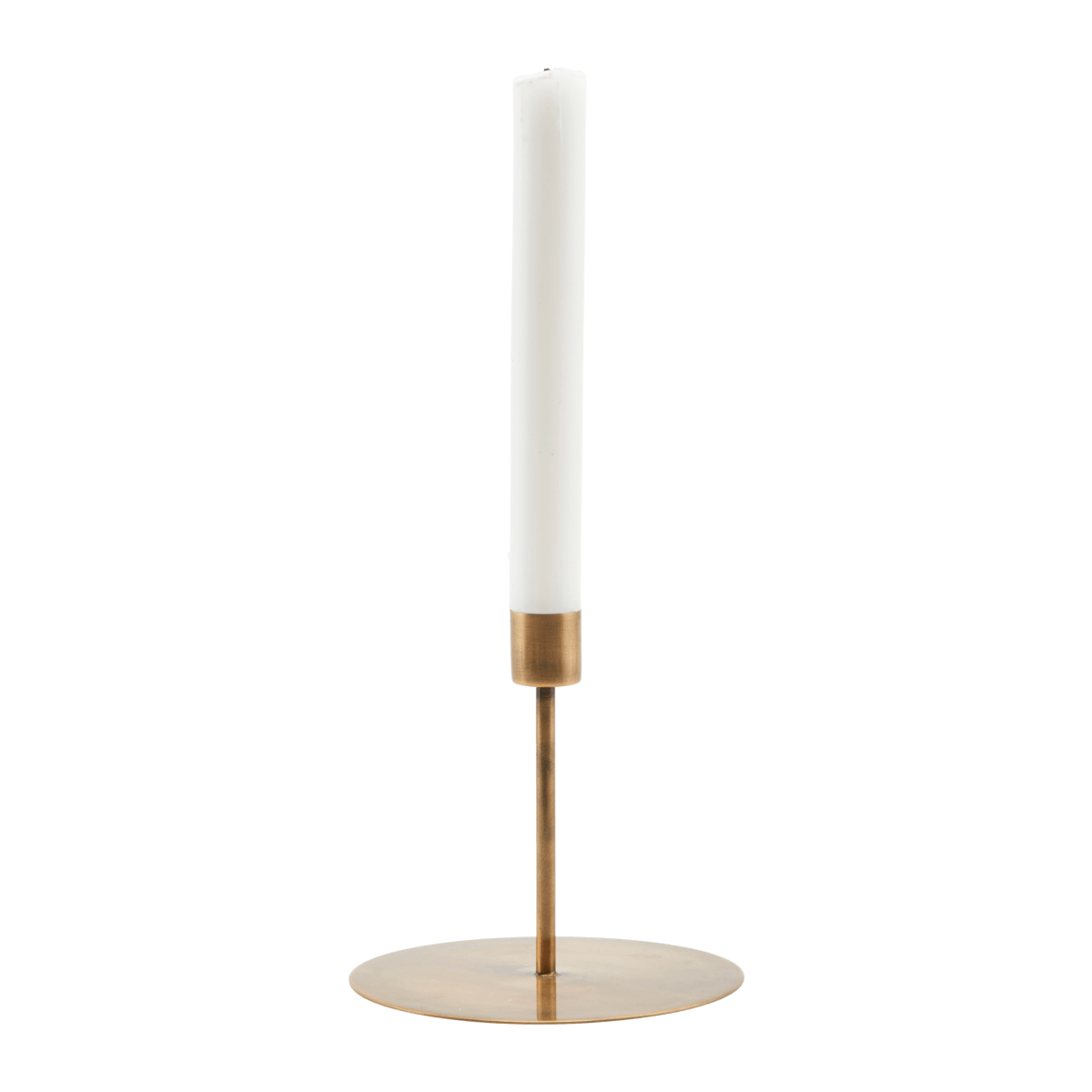 Zoco Home Iron Candle Stand | Brass 13X12cm