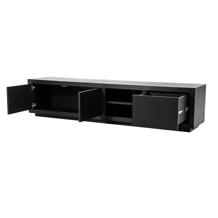 Zoco Home Jambi TV Cabinet | Black 200x42x45cm