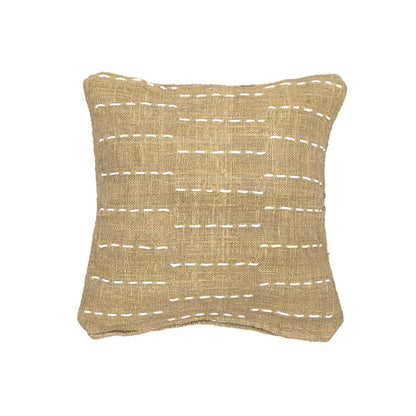 Zoco Home Jemina Square Cushion Horizontal Stitch Lines