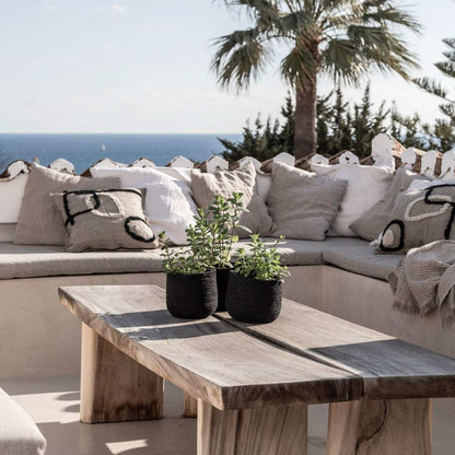 Zoco Home Decor/Accessories Jute Basket | Black 18x16cm