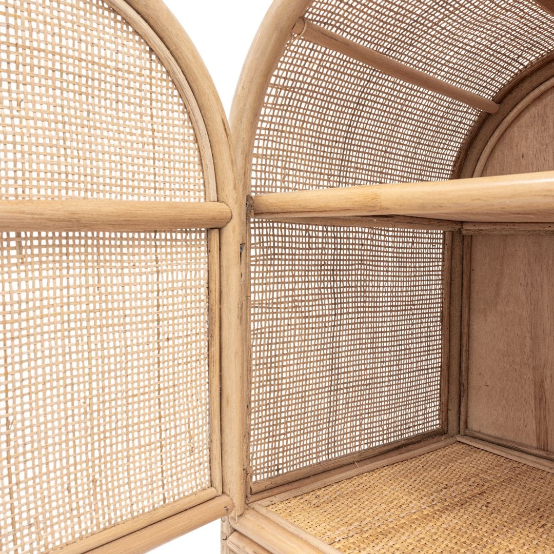 Zoco Home Furniture Jute Cabinet | Natural 38x34.5x59.5cm