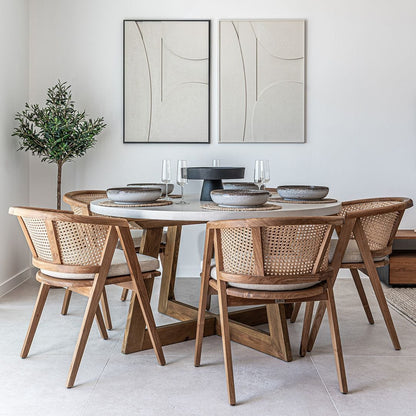 Zoco Home Outdoor/Table/Dining Kai Round Dining Table