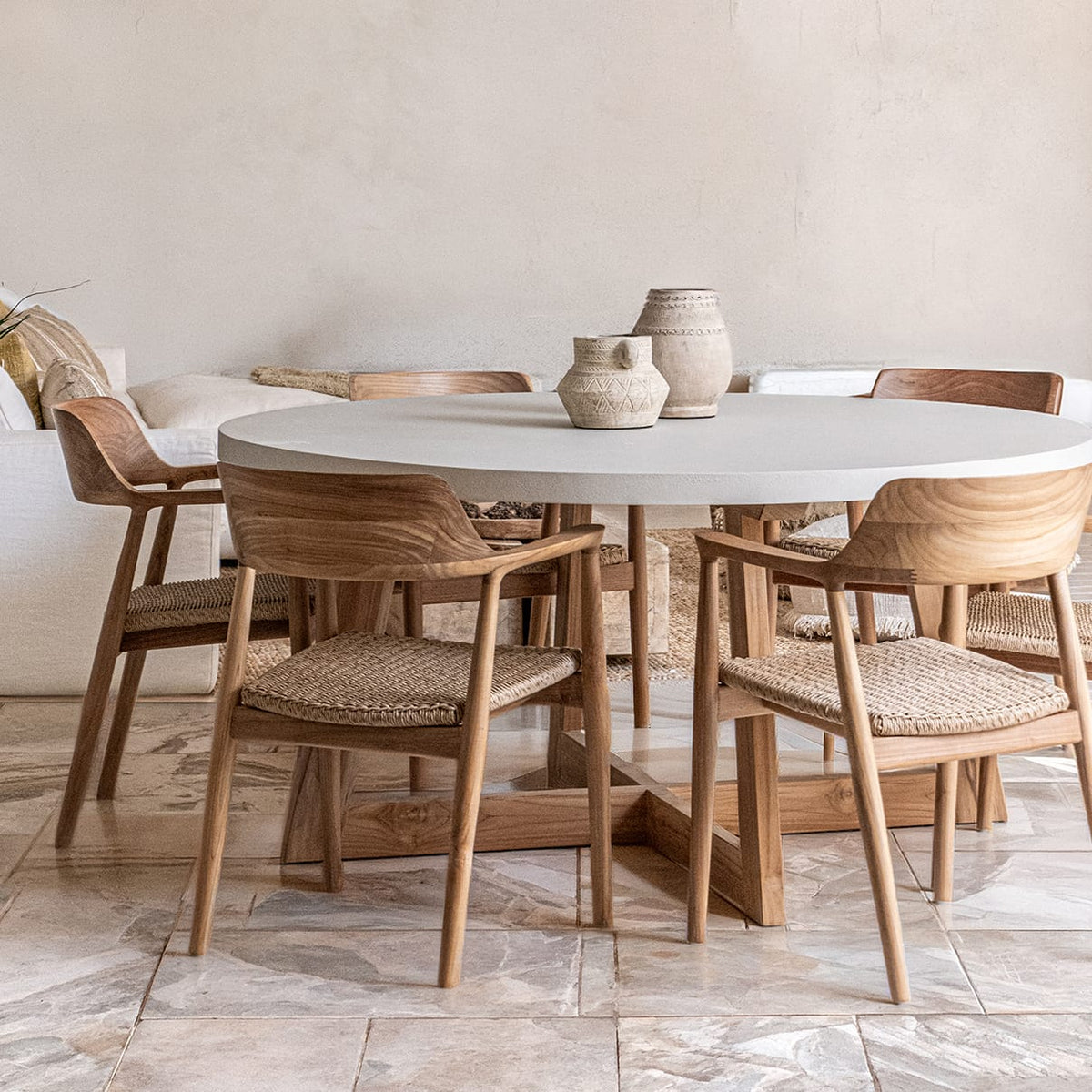 Zoco Home - Tavolo da pranzo rotondo Kai