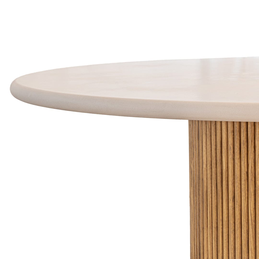 Zoco Home Kaia Round Dining Table | Sand
