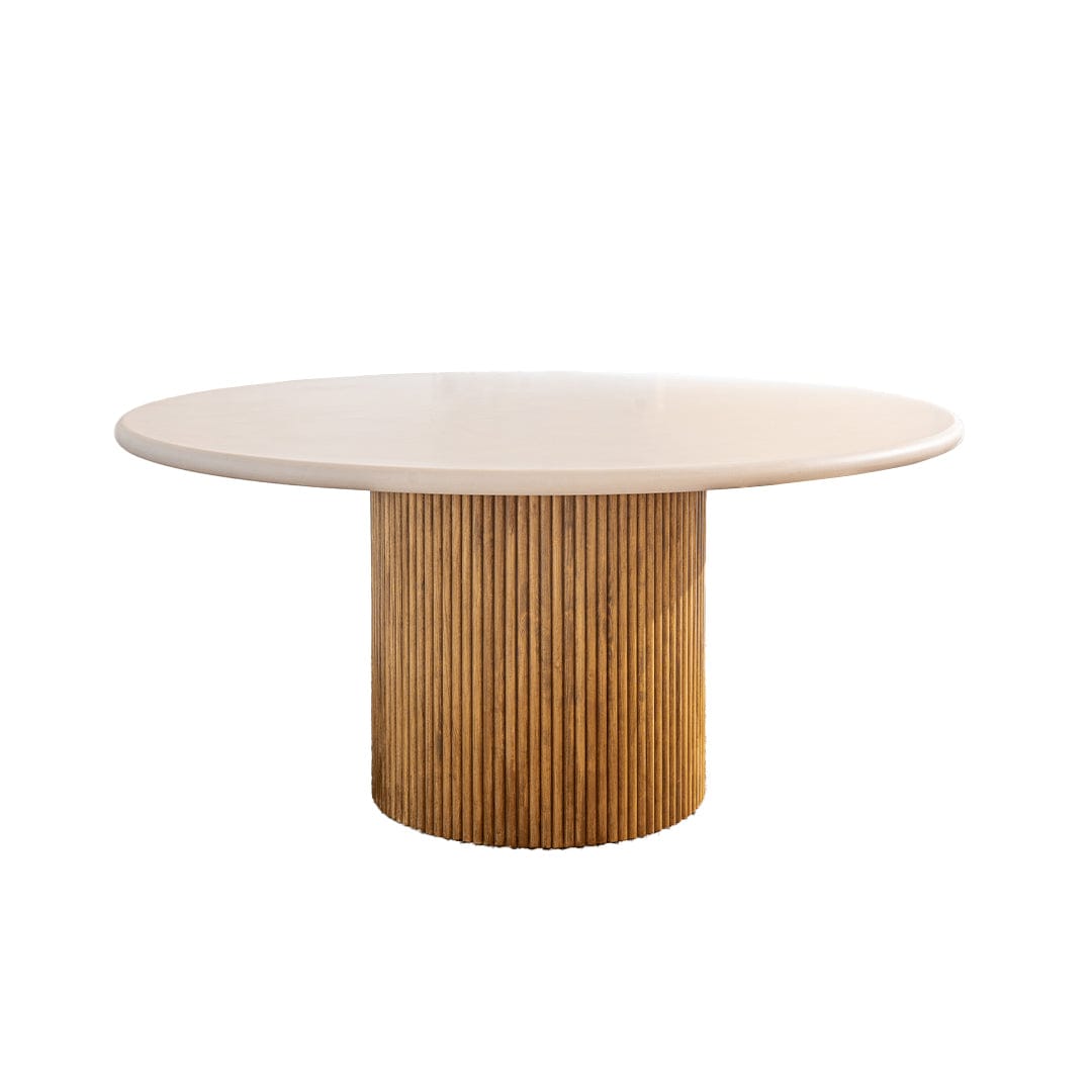 Zoco Home Kaia Round Dining Table | Sand