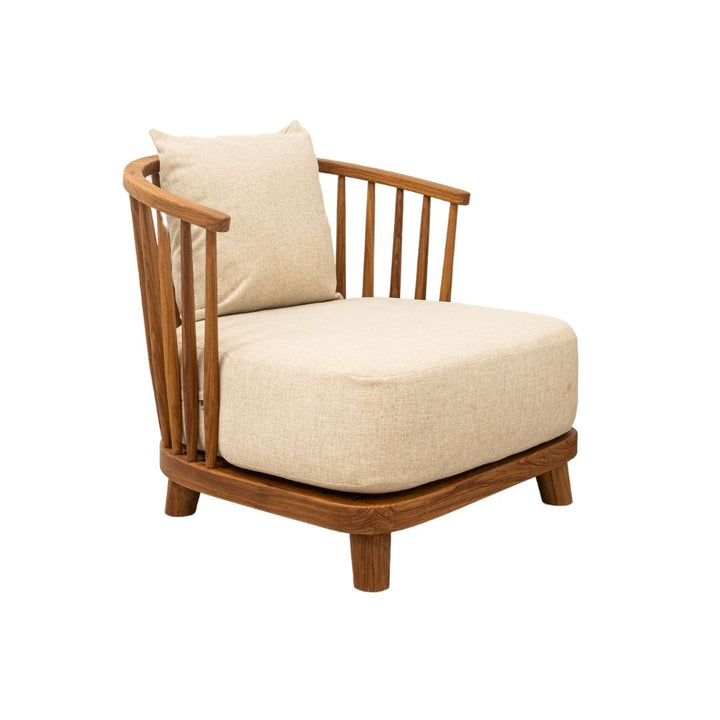 Zoco Home Kayu Teak Lounge Chair | 80x92x73cm