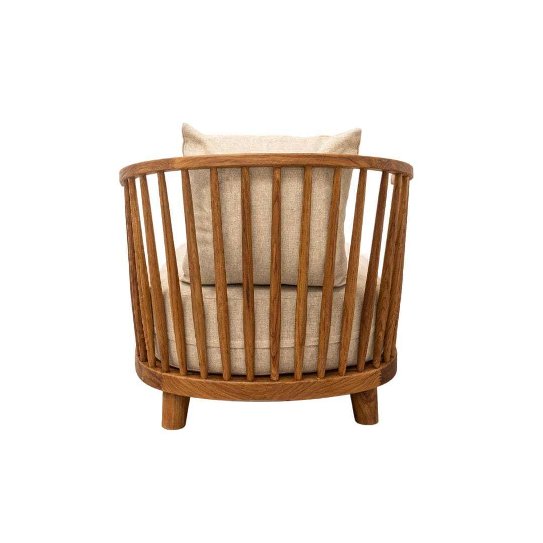 Zoco Home Kayu Teak Lounge Chair | 80x92x73cm