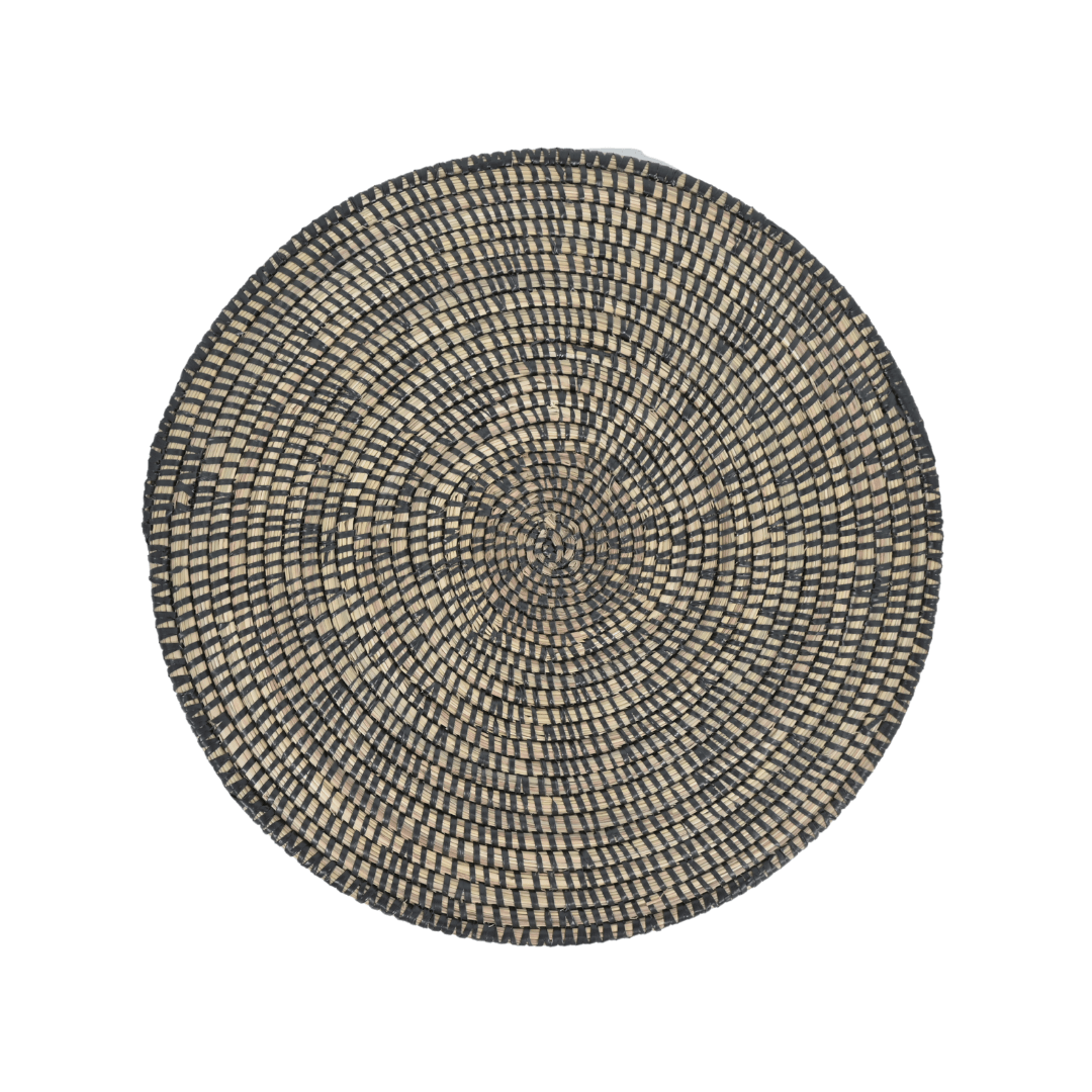 Zoco Home Decor/Kitchen Kindia Table Mat | Natural/Black