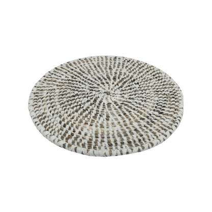 Zoco Home Decor/Kitchen Kindia Table Mat | Natural/White