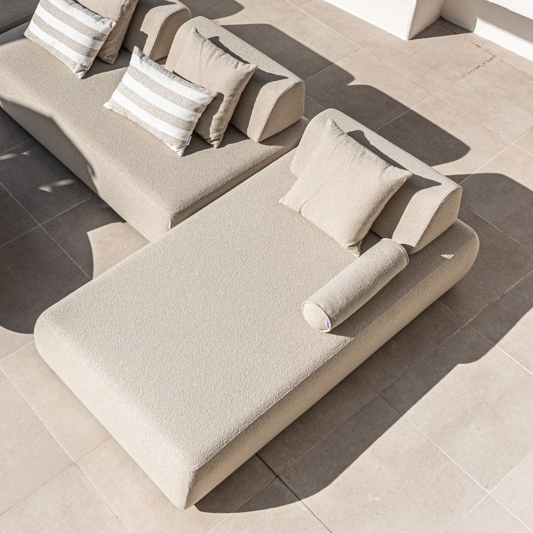 Zoco Home Outdoor/Sofa Lagos Modular Chaise Longue Sofa