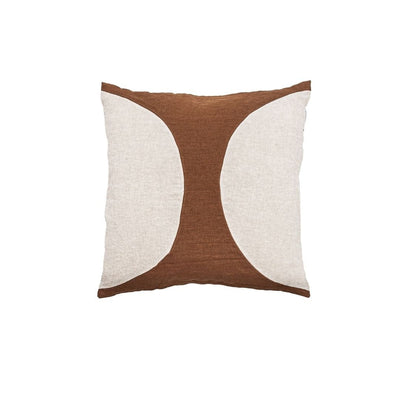 Zoco Home Capa de almofada Leora Castanho Açúcar | 50x50 cm