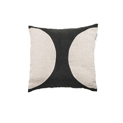 Zoco Home Capa de almofada Leora, cinza-escuro