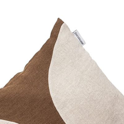 Zoco Home Capa de almofada Leora Mocha | 50x50 cm
