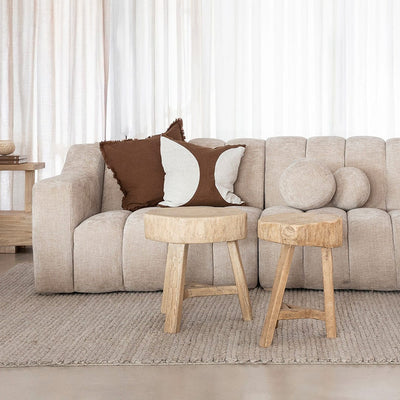 Zoco Home Capa de almofada Leora Mocha | 50x50 cm