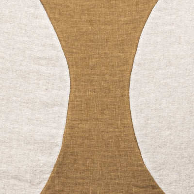 Zoco Home Capa de almofada Leora em tom de trigo | 50 x 50 cm