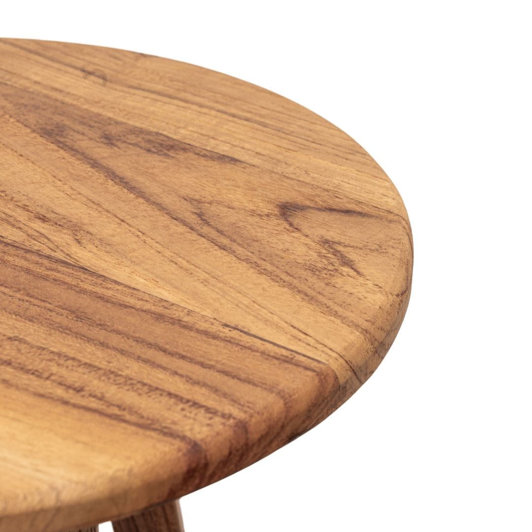 Zoco Home Furniture/Chair Lido Teak Bar Stool | 35x66cm