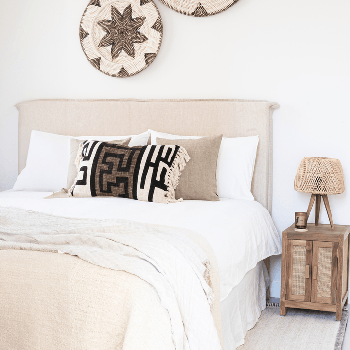 Zoco Home Decor/Textile Linen and Cotton Headboard Cover | Natural
