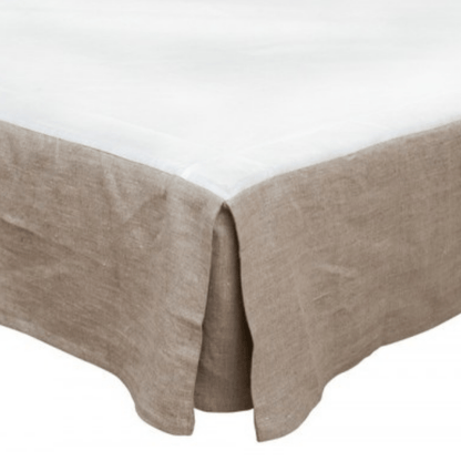 Zoco Home Decor/Textile Linen Cotton Bedskirt | Natural
