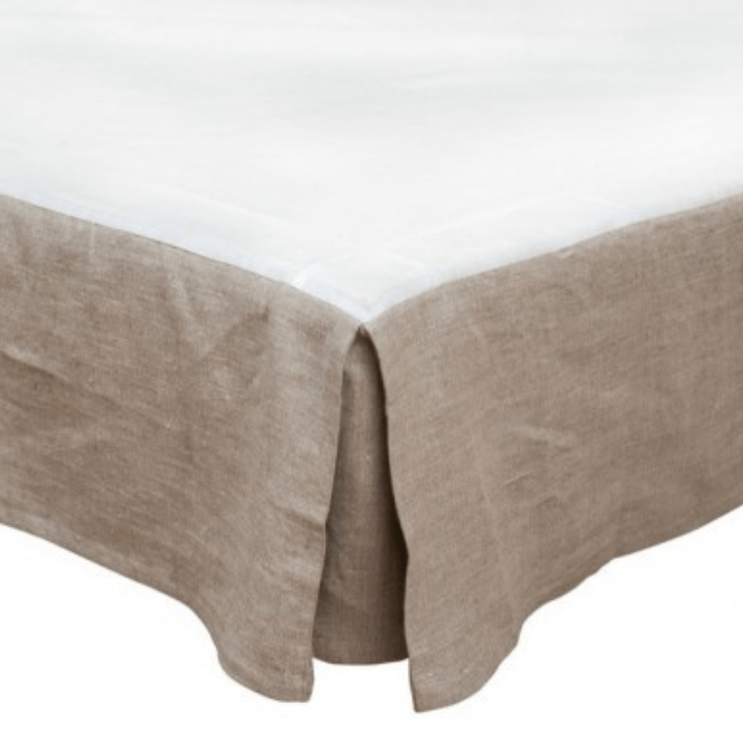 Zoco Home Decor/Textile Linen Cotton Bedskirt | Naturel