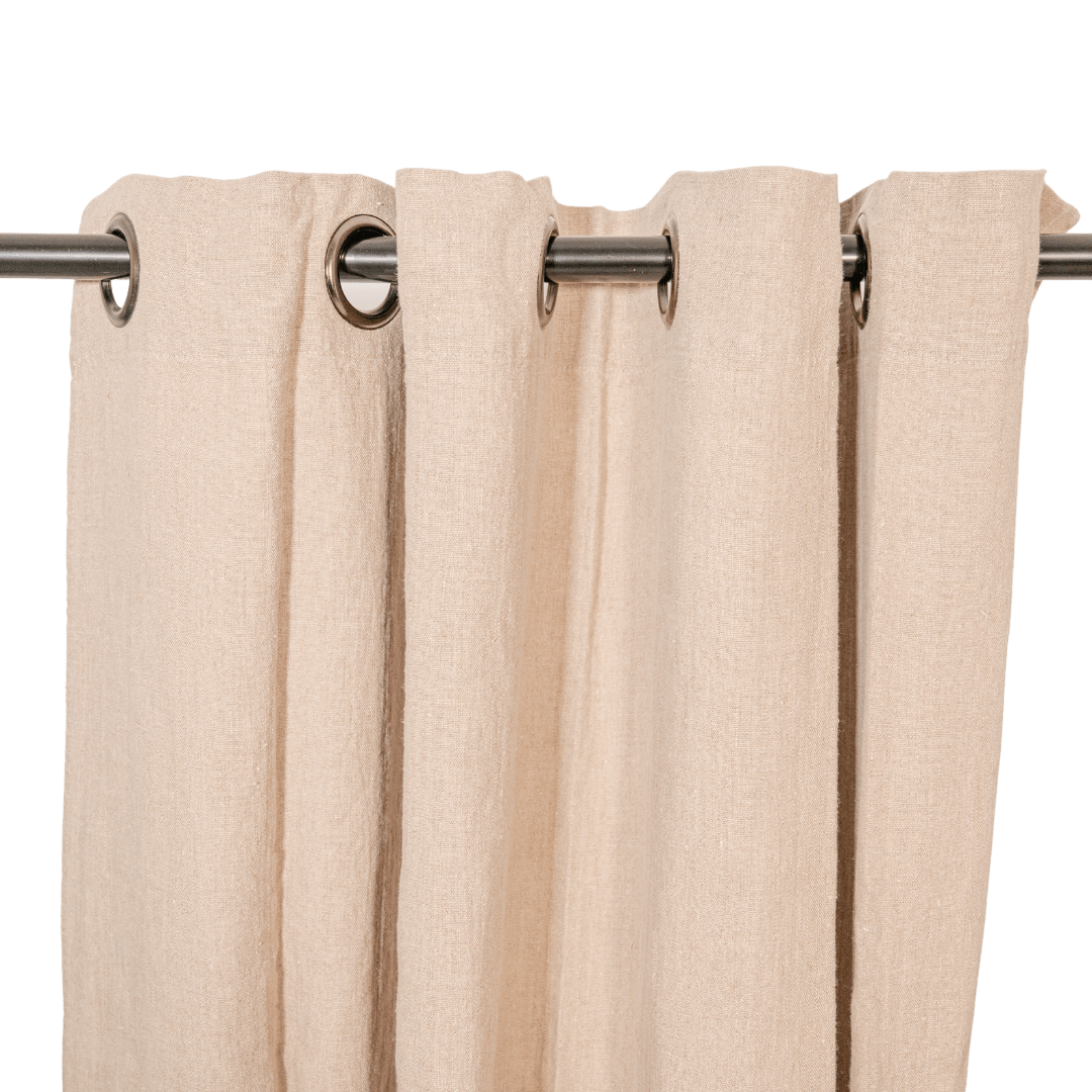 Zoco Home Decor/Textile Linen Curtain | Sand 140x280cm