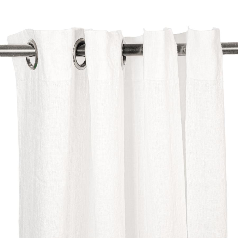 Zoco Home Home Accesories Linen Curtain | White 140x280cm