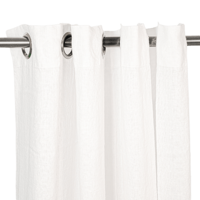 Zoco Home Leinenvorhang | Weiß 140 x 360 cm
