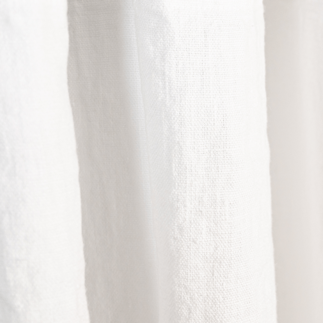 Zoco Home Decor/Textile Linen Curtain | White 140x360cm