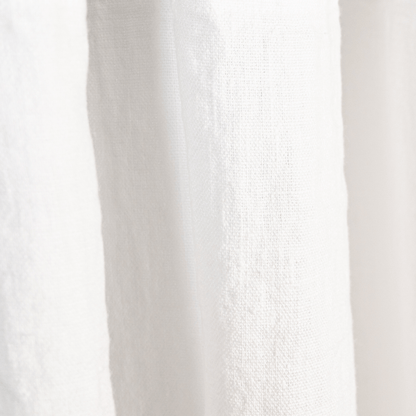 Zoco Home Decor/Textile Linen Curtain | White 140x360cm
