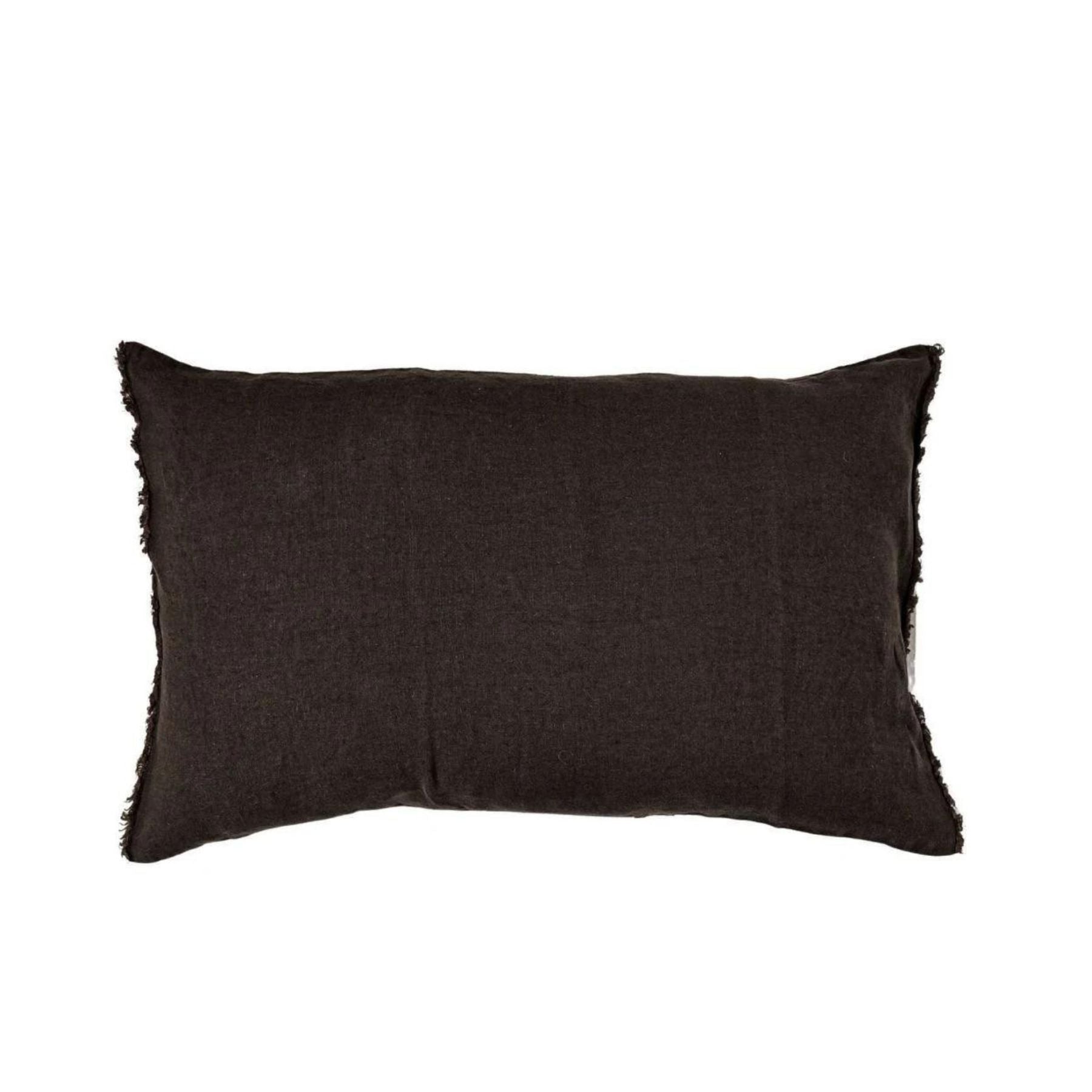 Zoco Home Decor/Textile Linen Cushion Cover | Black 40x60cm