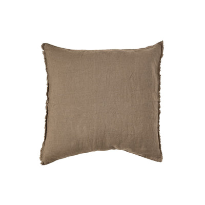 Zoco Home - Fodera per cuscino in lino | Brownie | 45x45 cm