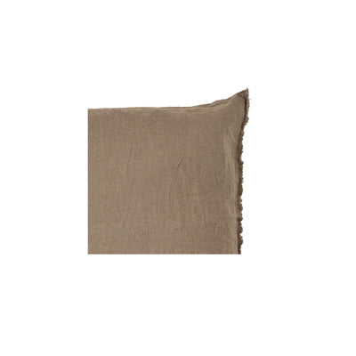 Zoco Home - Fodera per cuscino in lino | Brownie | 45x45 cm