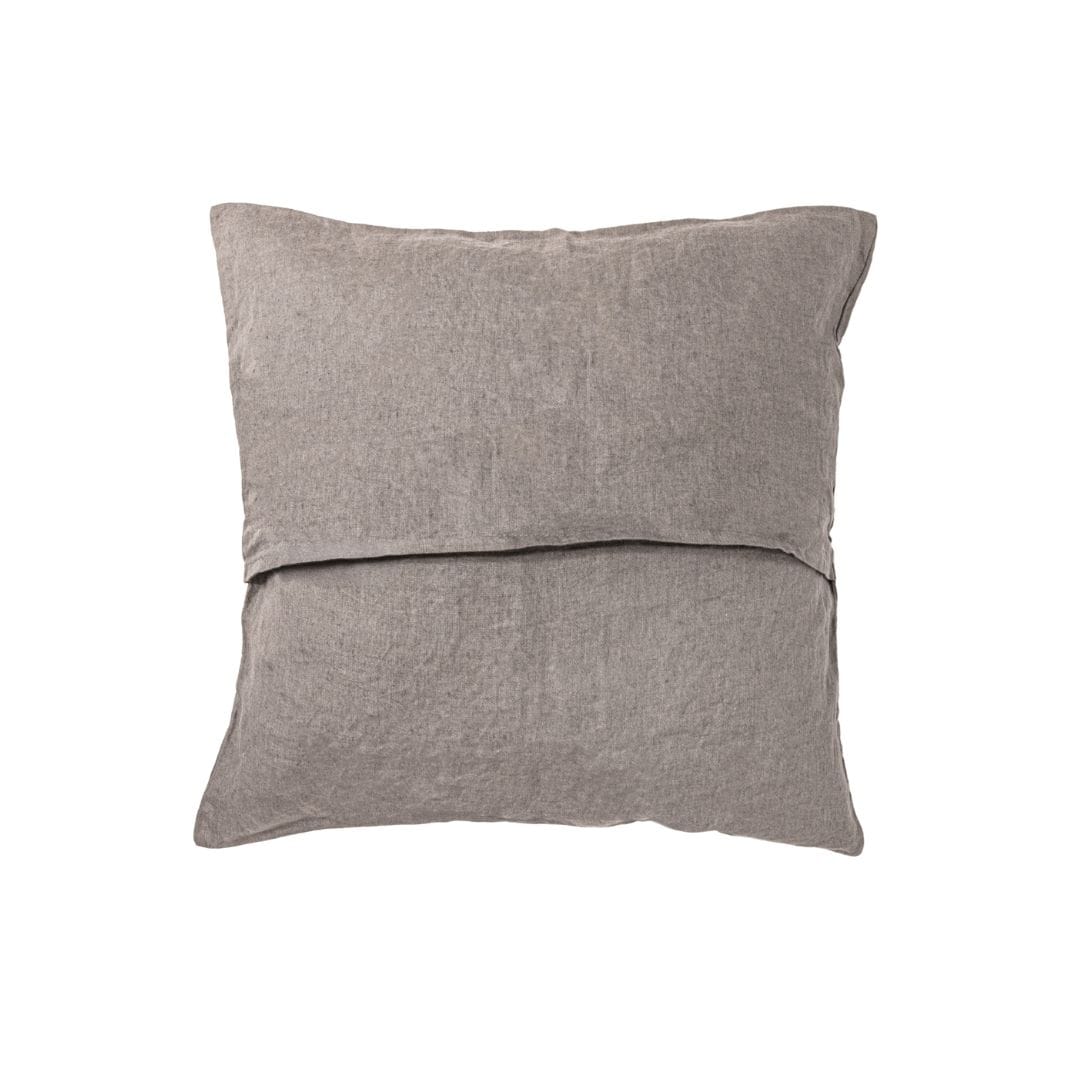 Funda de cojín de lino Zoco Home | Gris, 45 x 45 cm