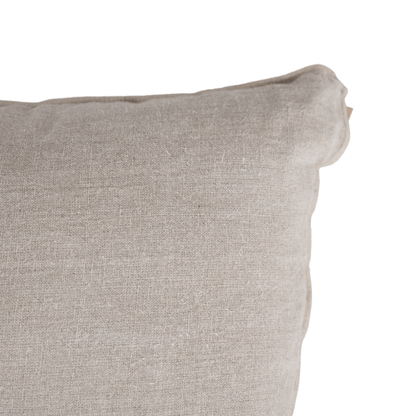 Zoco Home Decor/Textile Linen Cushion Cover Nai Edge | Natural 55x110 cm