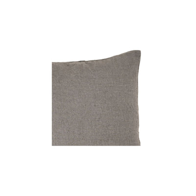 Zoco Home - Fodera per cuscino in lino | Stonewashed Granit 45x45 cm