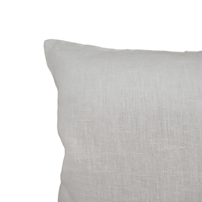 Zoco Home - Fodera per cuscino in lino | Bianco stonewashed | 40x60 cm