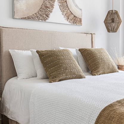 Zoco Home Decor/Textile Linen Cushion Cover | Stonewashed White | 45cm