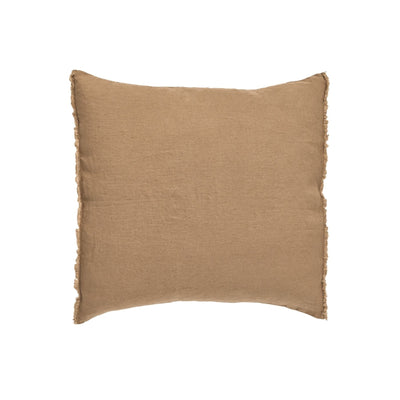 Zoco Home - Fodera per cuscino in lino | Tabacco | 45x45 cm