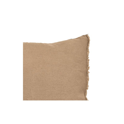Zoco Home - Fodera per cuscino in lino | Tabacco | 45x45 cm