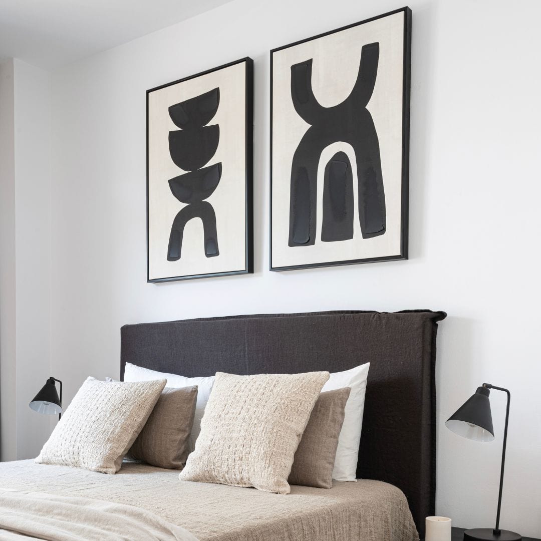 Zoco Home Furniture Linen Headboard | Black