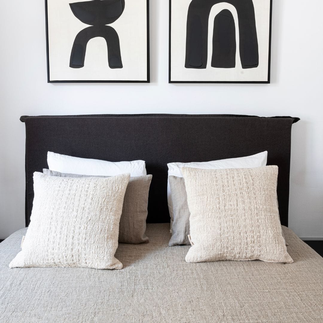 Zoco Home Furniture Linen Headboard | Black