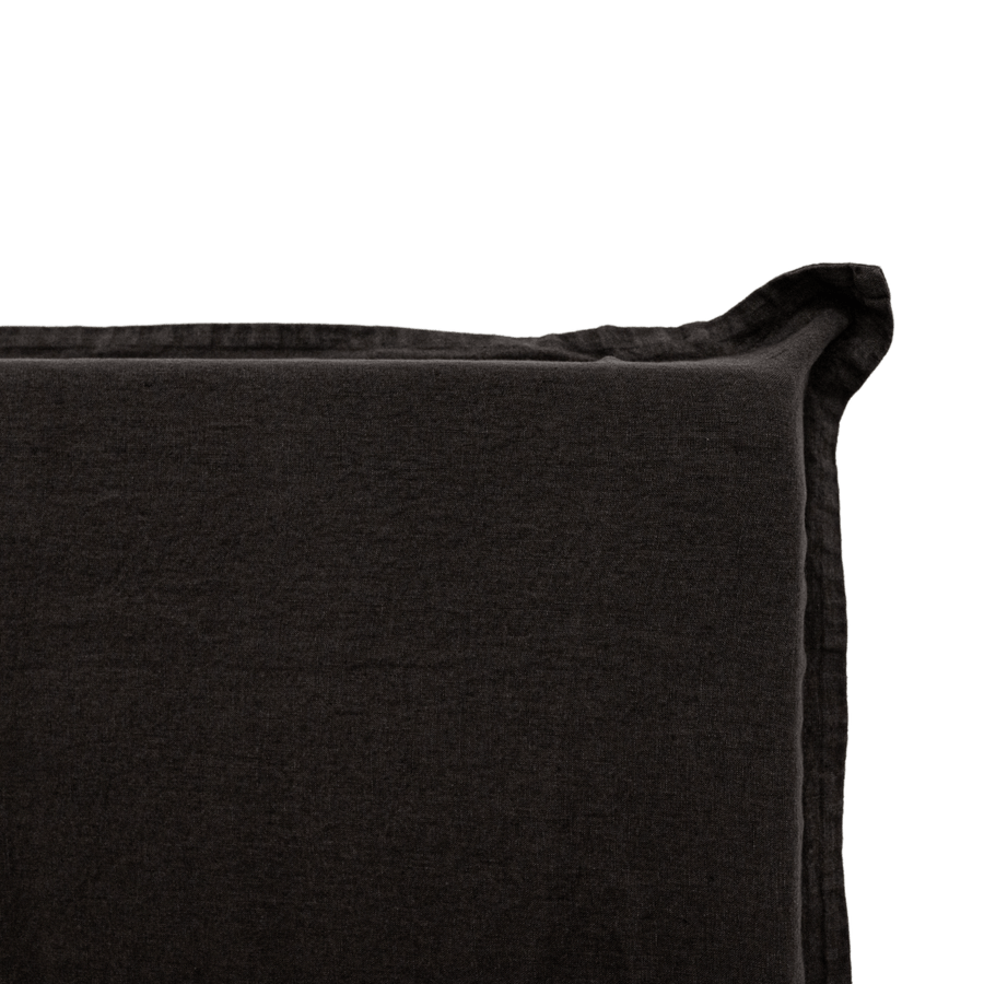 Zoco Home Furniture Linen Headboard Cover | Black