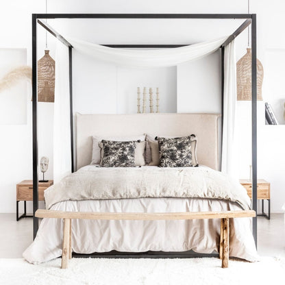 Zoco Home Furniture Linen Headboard | Natural