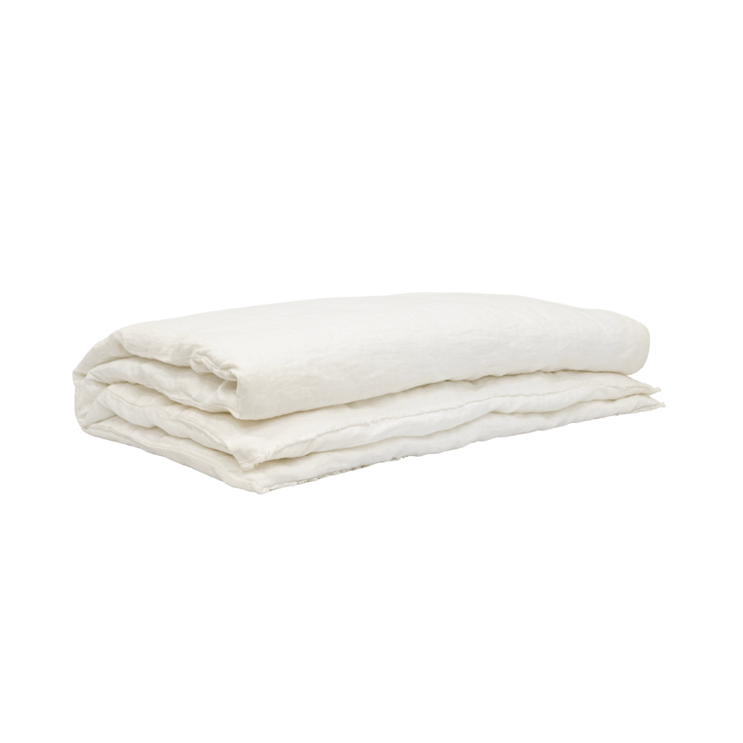 Zoco Home Textiles Linen Quilt Cover | Ivory 200x85cm