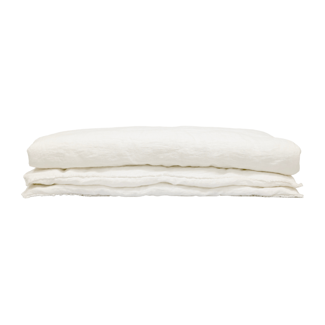 Zoco Home Textiles Linen Quilt Cover | Ivory 200x85cm