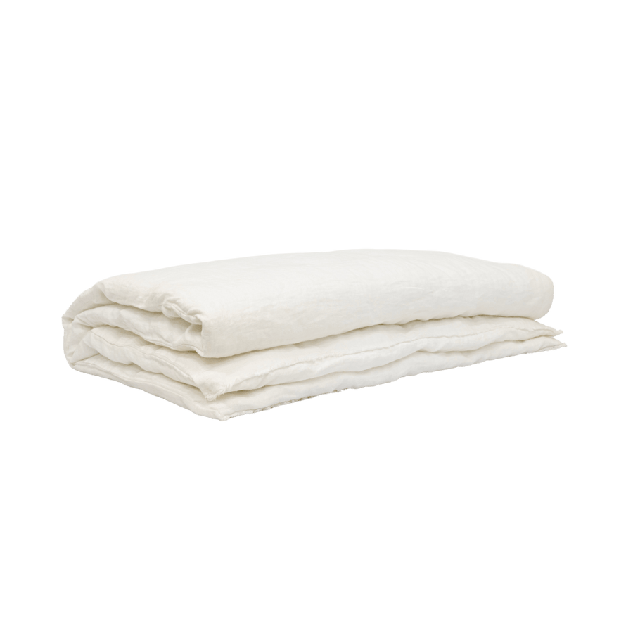 Zoco Home Textiles Linen Quilt | Ivory 200x85cm