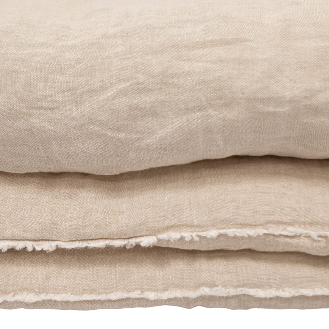 Zoco Home Textiles Linen Quilt | Natural 200x85cm