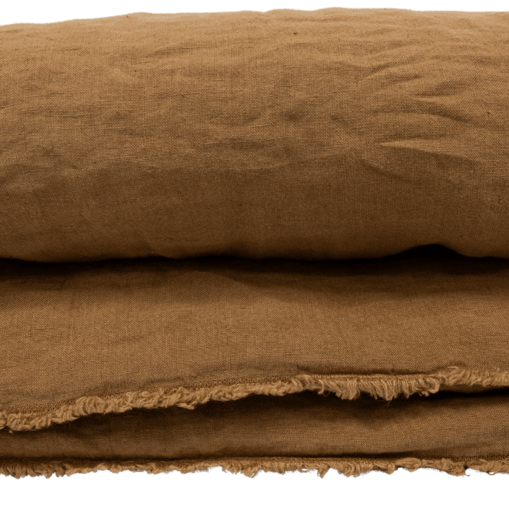 Zoco Home Linen Quilt | Tobacco 200x85cm