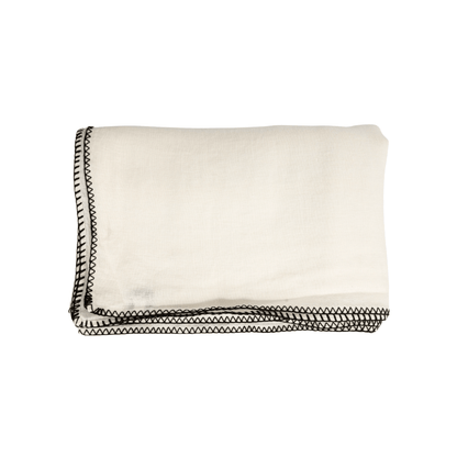 Zoco Home Decor/Textile Linen Tablecloth | Ivory 160x350cm