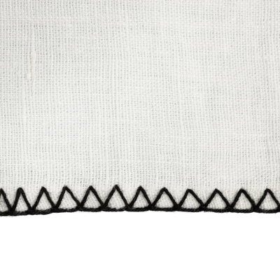 Zoco Home Tischdecke aus Leinen | Weiß 160 x 350 cm