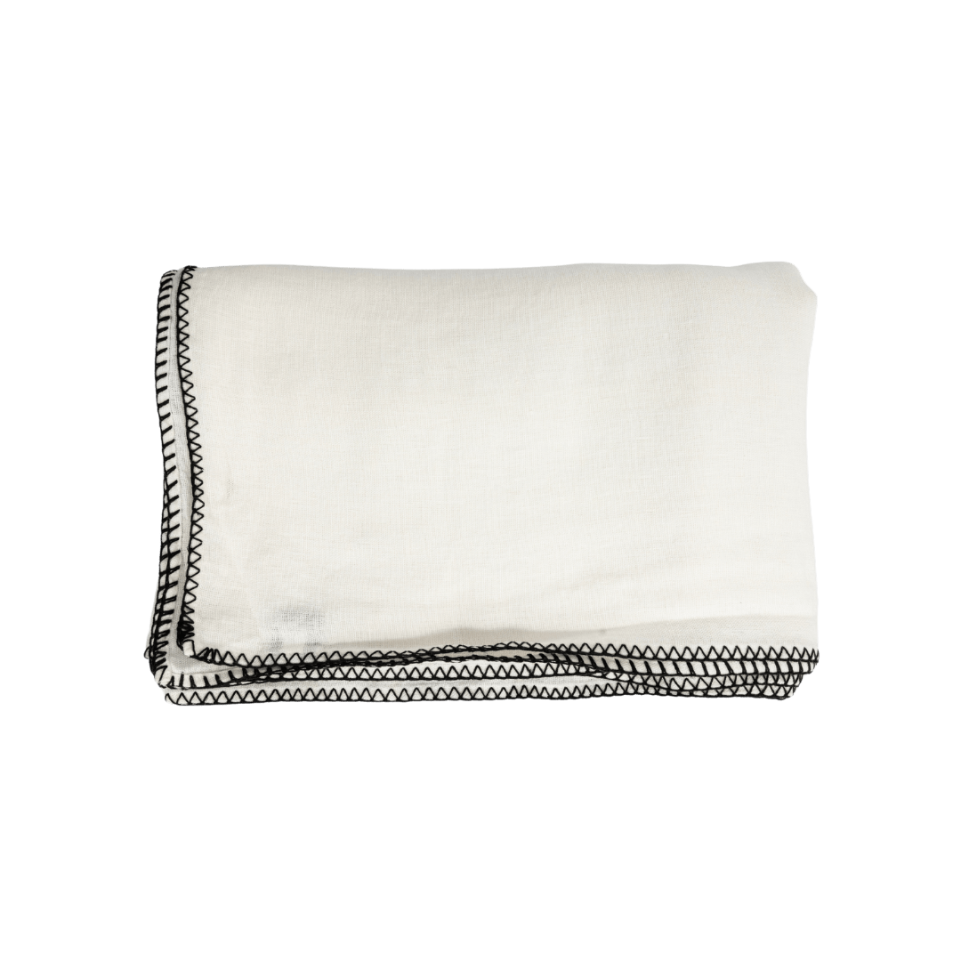 Zoco Home Decor/Textile Linen Tablecloth | White 160x350cm